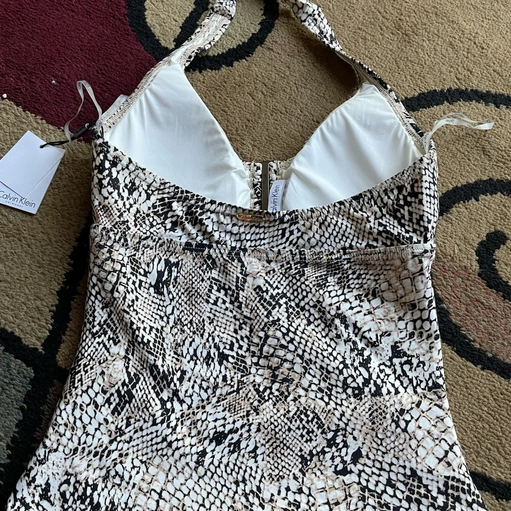 Super Cute Calvin Klein Tankini with 2 Bottoms - Sz S